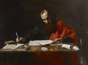 Saint Paul skriver sine brev